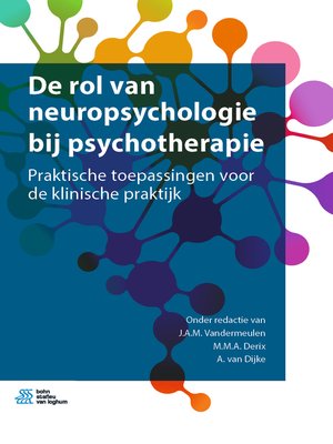 cover image of De rol van neuropsychologie bij psychotherapie